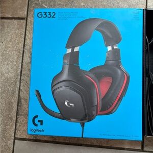 Logitech G332 Stereo Gaming Headset - Black and Red